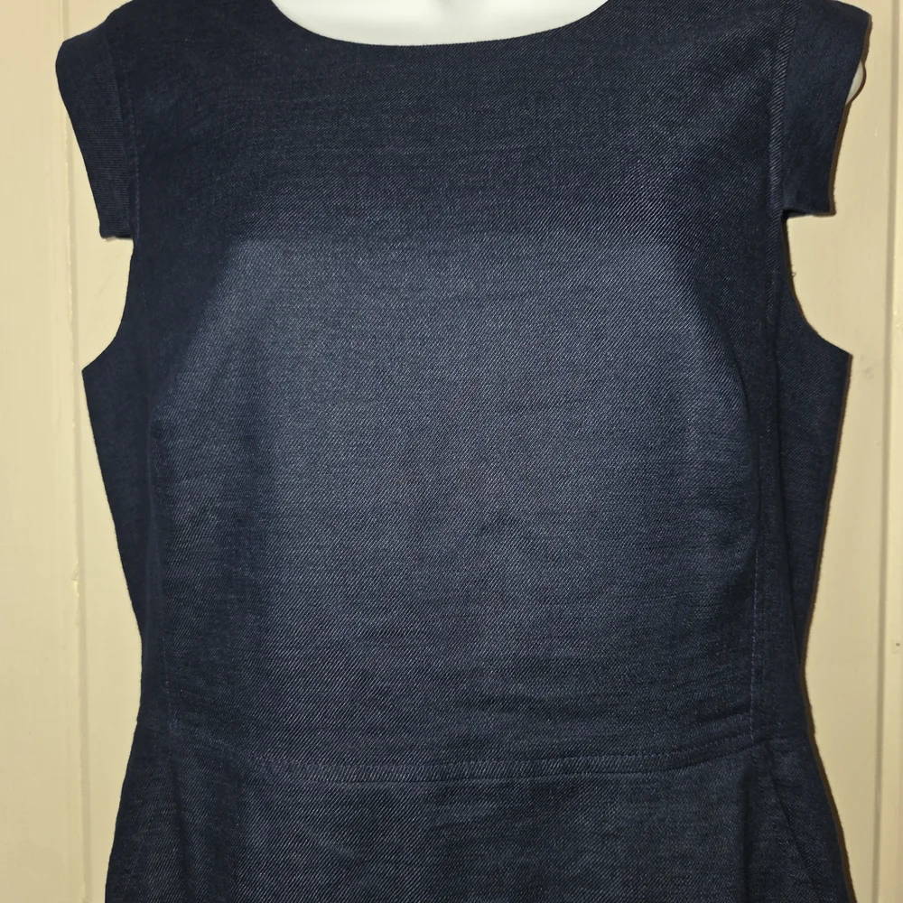 J. Crew Navy Sleeveless Midi Dress - Picture 5 of 10